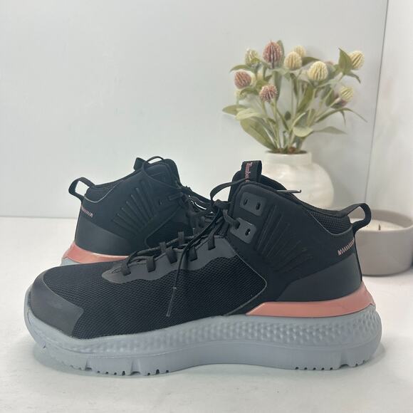 Timberland Pro Setra Mid Composite Safety Toe Black Grey Rose Womens 8 Wide NWOB - Picture 7 of 11